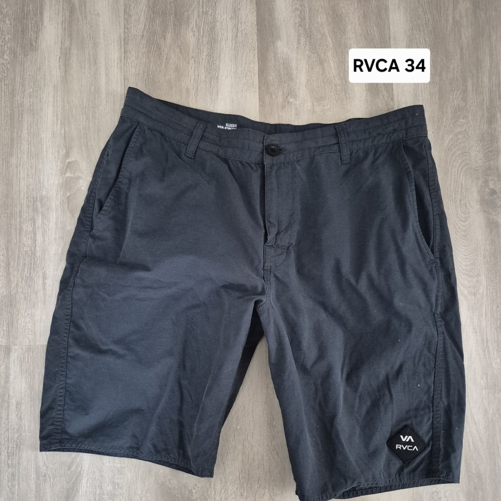 Mens RVCA CHINO SHORTS LIGHTWEIGHT 34